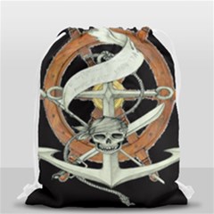 Anchor Seaman Sailor Maritime Ship Drawstring Bag (small) by Celenk