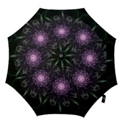 Mandala Fractal Light Light Fractal Hook Handle Umbrellas (medium) by Celenk
