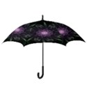 Mandala Fractal Light Light Fractal Hook Handle Umbrellas (Medium) View3