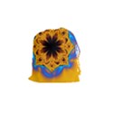 Digital Art Fractal Artwork Flower Drawstring Pouches (Small)  View1