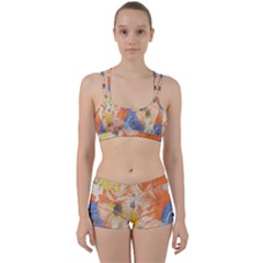 Texture Fabric Textile Detail Women s Sports Set by Celenk