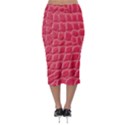 Textile Texture Spotted Fabric Midi Pencil Skirt View2