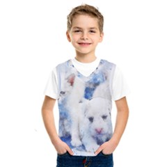 Dog Cats Pet Art Abstract Kids  Sportswear by Celenk