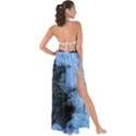 River Water Art Abstract Stones Maxi Chiffon Tie-Up Sarong View2