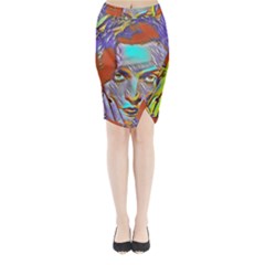 Femm Fatale Midi Wrap Pencil Skirt by NouveauDesign