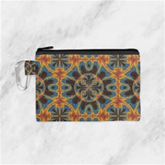 Tapestry Pattern Canvas Cosmetic Bag (small) by linceazul