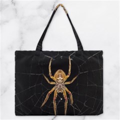 Nsect Macro Spider Colombia Zipper Medium Tote Bag by Celenk
