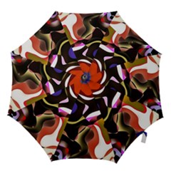 Abstract Background Design Art Hook Handle Umbrellas (small) by Celenk