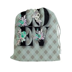 Rustic Love Drawstring Pouches (xxl) by NouveauDesign