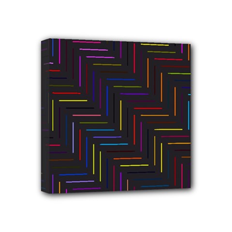 Lines Line Background Mini Canvas 4  X 4  by Celenk