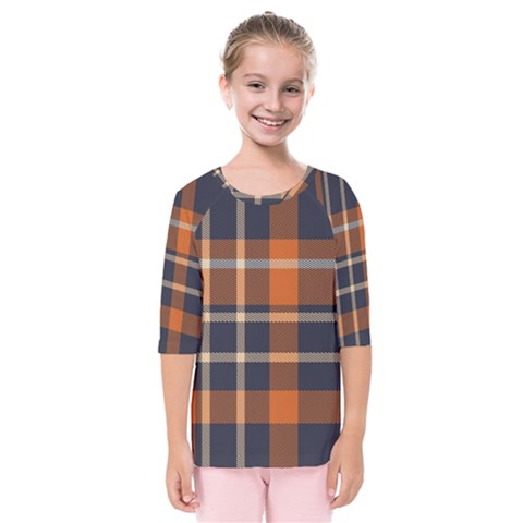 Abstract Background Pattern Textile 6 Kids  Quarter Sleeve Raglan Tee by Celenk