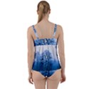 Nature Inspiration Trees Blue Twist Front Tankini Set View2