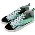 Futuristic Urban Architecture Men s Mid-Top Canvas Sneakers View2