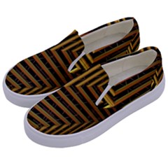 Modern Art Sculpture Architecture Kids  Canvas Slip Ons by Celenk