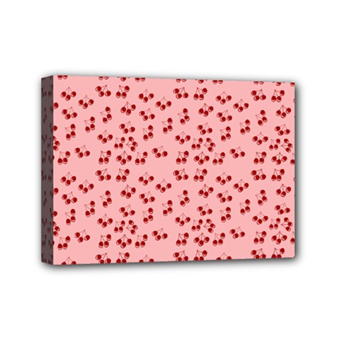 Rose Cherries Mini Canvas 7  X 5  by snowwhitegirl