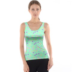 Minty Hearts Tank Top by snowwhitegirl