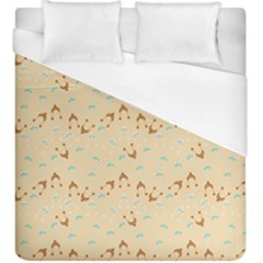 Winter Hats Beige Duvet Cover (king Size) by snowwhitegirl