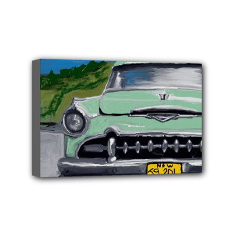 Cruzing Through The Country By Julie Grimshaw 2018 - Mini Canvas 6  X 4  (framed) by JULIEGRIMSHAWARTS