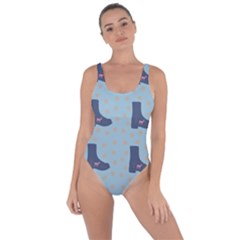 Deer Boots Teal Blue Bring Sexy Back Swimsuit by snowwhitegirl