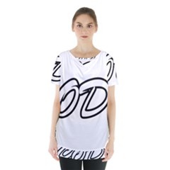 Code White Skirt Hem Sports Top by Code