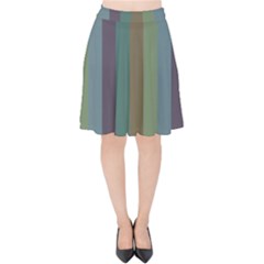 Rainy Woods Velvet High Waist Skirt by snowwhitegirl