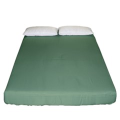 Mossy Green Fitted Sheet (king Size) by snowwhitegirl