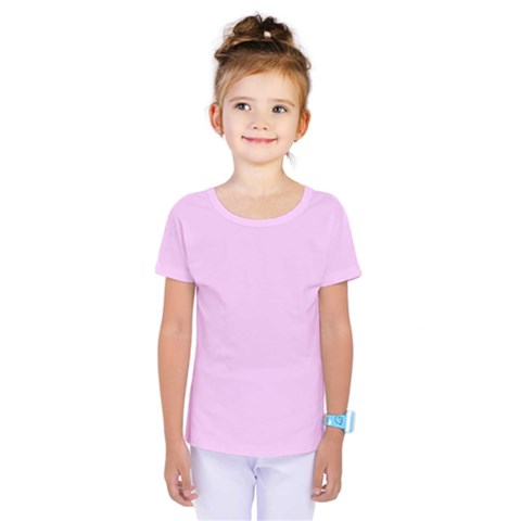 Soft Pink Kids  One Piece Tee by snowwhitegirl