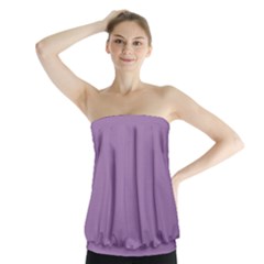 Grey Lily Strapless Top by snowwhitegirl