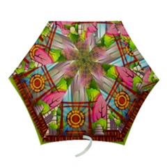 Zen Garden Japanese Nature Garden Mini Folding Umbrellas by Nexatart