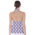 Daisy Dots Violet Babydoll Tankini Top View2