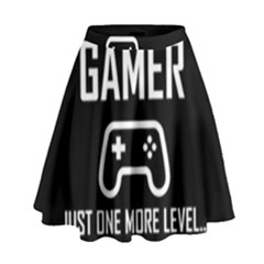 Gamer High Waist Skirt by Valentinaart
