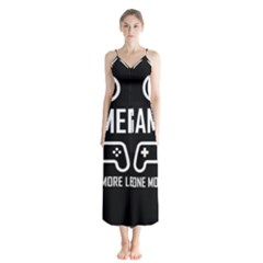 Gamer Button Up Chiffon Maxi Dress by Valentinaart