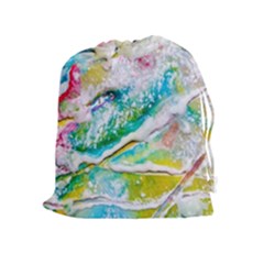 Art Abstract Abstract Art Drawstring Pouches (extra Large) by Nexatart