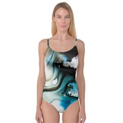 Abstract Painting Background Modern Camisole Leotard  by Nexatart