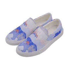My Tribe,modern Art Women s Canvas Slip Ons by NouveauDesign