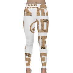 Work Hard Your Bones Classic Yoga Leggings by Melcu
