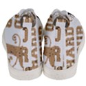 Work Hard Your Bones Men s Mid-Top Canvas Sneakers View4