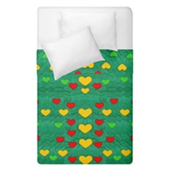 Love Is In All Of Us To Give And Show Duvet Cover Double Side (single Size) by pepitasart