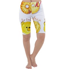 Cute Bread Cropped Leggings  by KuriSweets