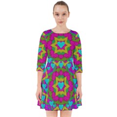 Hearts In A Mandala Scenery Of Fern Smock Dress by pepitasart
