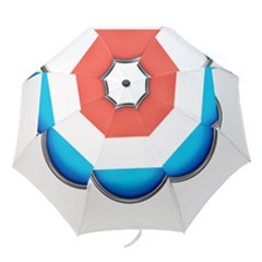 Luxembourg Nation Country Red Folding Umbrellas by Nexatart