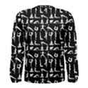 Yoga pattern Men s Long Sleeve Tee View2