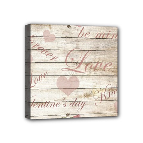 Vintage Chihuahua - Valentines Day Mini Canvas 4  X 4  by Valentinaart