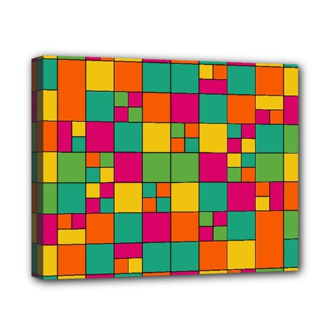 Squares Abstract Background Abstract Canvas 10  X 8  by Nexatart