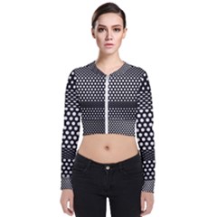 Holes Sheet Grid Metal Bomber Jacket by Nexatart