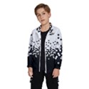 Flat Tech Camouflage White And Black Wind Breaker (Kids) View2