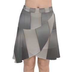 Wall Steel Ivory Creative Texture Chiffon Wrap by Nexatart