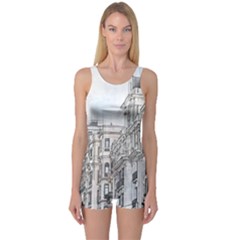 Architecture Building Design One Piece Boyleg Swimsuit by Nexatart