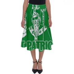 St  Patricks Day  Perfect Length Midi Skirt by Valentinaart