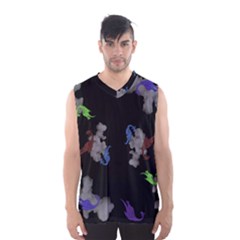 Dragons And Clouds Men s Basketball Tank Top by CosmicEsoteric